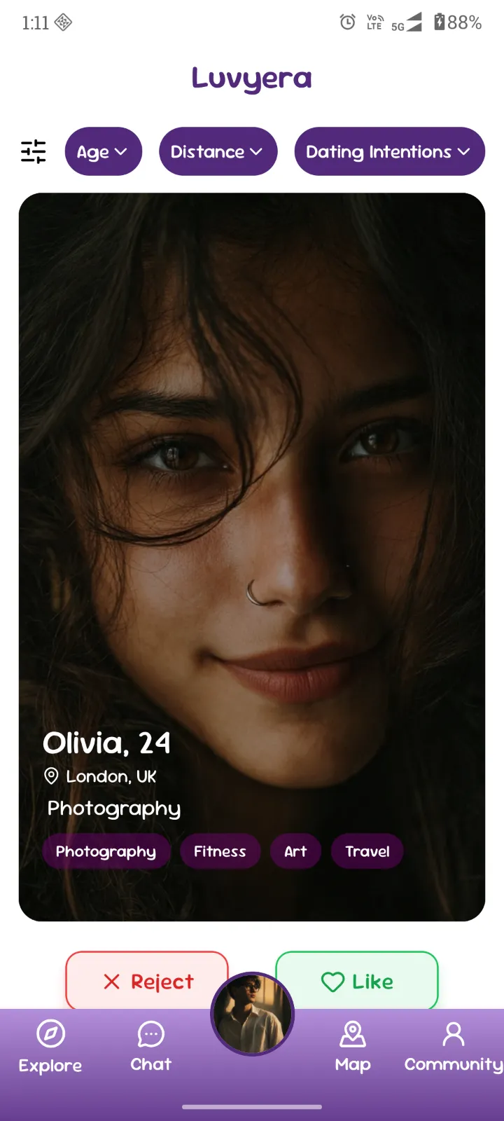 Luvyera Dating App